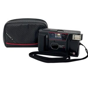 Yashica T AF Carl Zeiss Tessar 35mm F3.5 Compact Film Camera Used from Japan